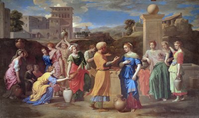 Eliezer and Rebecca by Nicolas Poussin